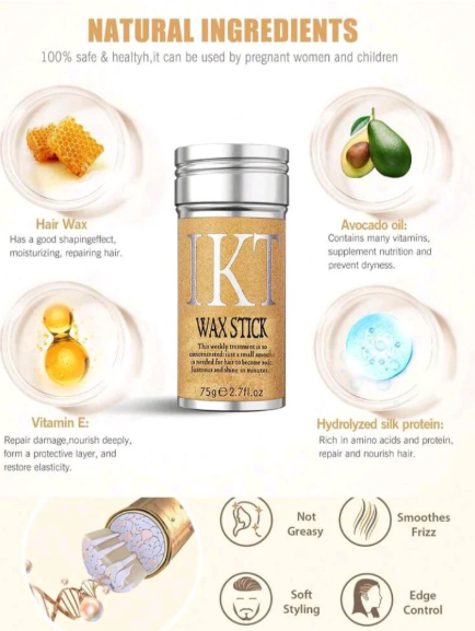 IKT hair wax stick ingredients non greasy hair styling product