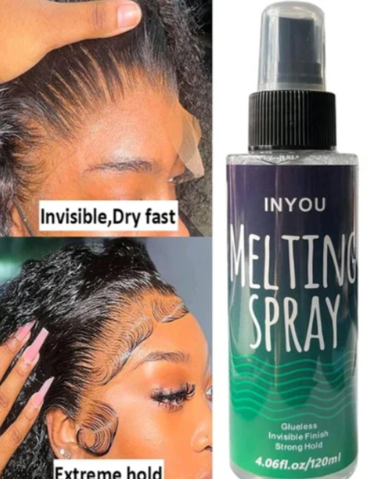 IN YOU lace melting and holding spray 120ml for glueless wig installation