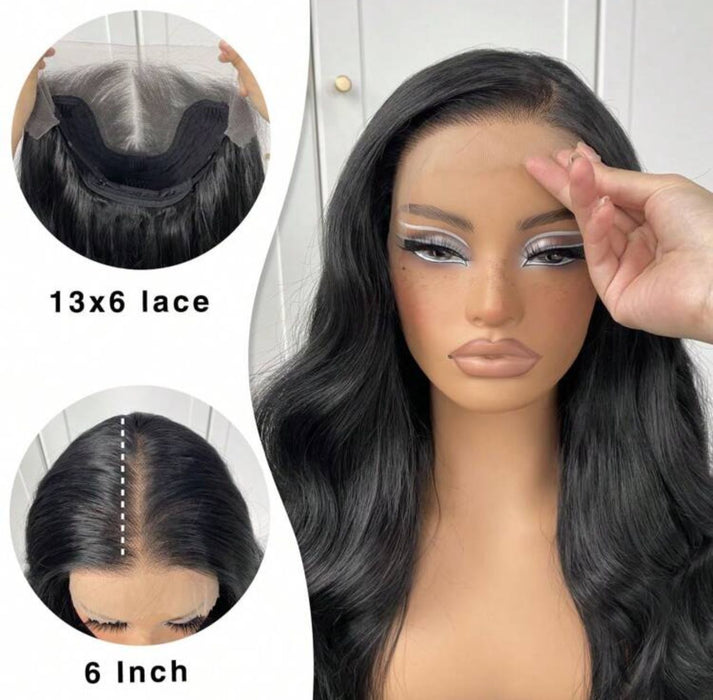 Miss Dior 24-Inch Human Blend Wig | Soft Waves | Effortless Glam